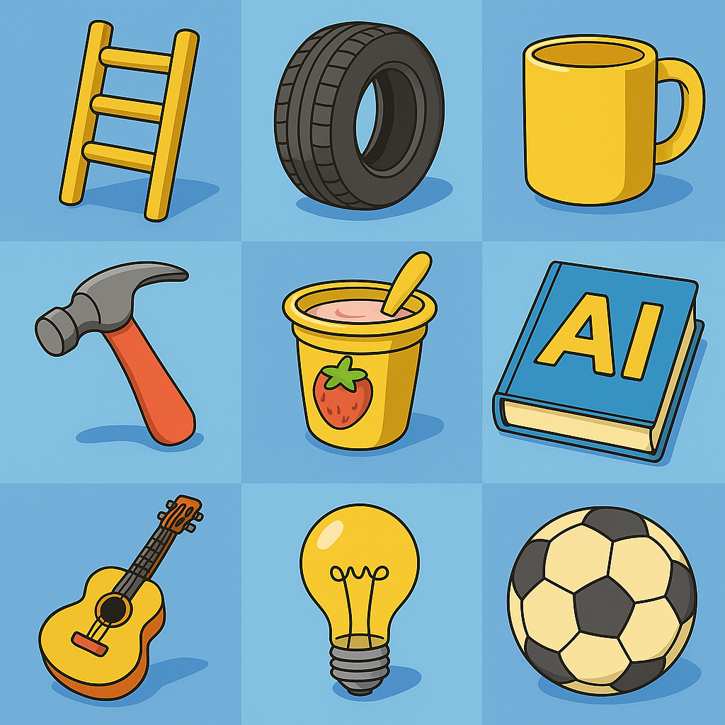 Cartoon 3D render styl